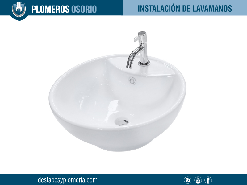 Instalación lavamanos Corona