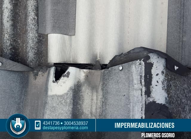 impermeabilización de tejas